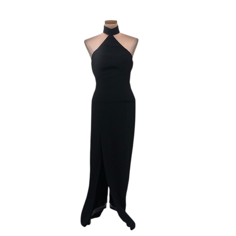 Amanda Uprichard Queen Formal Maxi Dress Size XS Black